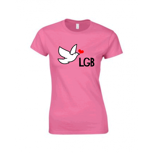 Let's Go Back Dove Ladies t-shirt Pink